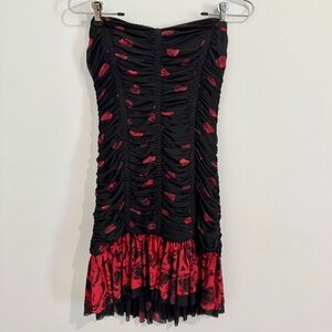 Bebe Strapless Mini Dress
